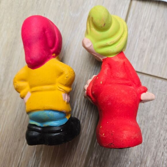 Snow White & The Seven Dwarfs Collection Of Ceramic Hand Painted Figures Vintage - Picture 10 of 16